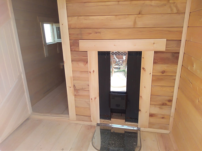 баня из профилированного бруса перевозная