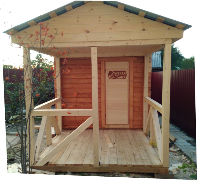 Баня из профилированного бруса перевозная в Уссурийске
